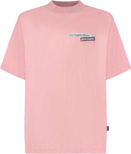 25FW 팜앤젤스 반팔 티셔츠 PWAA07BF25JER0013010 PINK