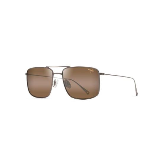  마우이짐 선글라스 더블 브릿지 디자인의 Aeko 직사각형 금속 프레임 - MAUI JIM