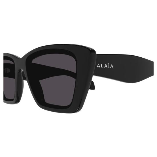 25FW 알라이아 선글라스 Aa0070s 오버사이즈 스퀘어 프레임  (유광 블랙) - ALAIA