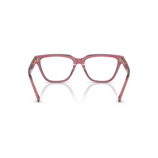 25FW 엠포리오 아르마니 안경 3208 비스타 오버사이즈 스퀘어 프레임 아세테이트 안경 (골드 액센트 포함) - EMPORIO ARMANI