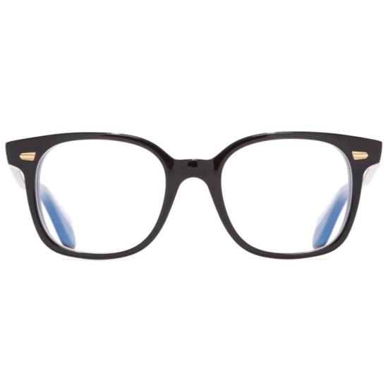  커틀러앤그로스 안경 Cgop 9990-01 보라색 바탕에 검정색 사각형 프레임 안경 (유광 검정색 전면)