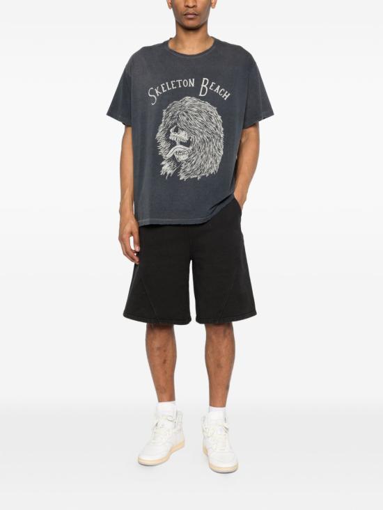26SS 갤러리 디파트먼트 반팔 티셔츠 TOP007 LIGHTVINTAGEBLACK GREY - GALLERY DEPT