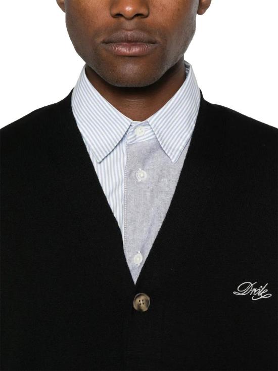 26SS 드롤드무슈 가디건 PERMCA123WO007BL BLACK - DROLE DE MONSIEUR