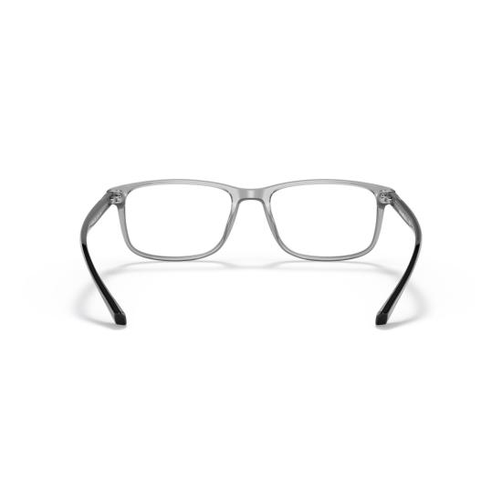 26SS 엠포리오 아르마니 안경 0Ea3098 반투명 회색 아세테이트 직사각형 안경 - EMPORIO ARMANI