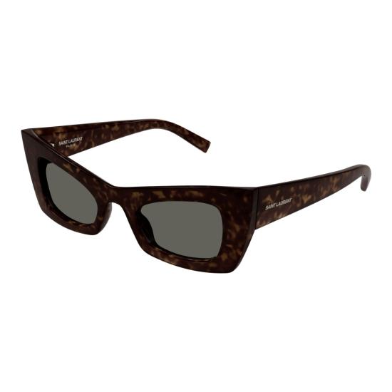 25FW 생로랑 선글라스 SL 702 볼드 호피무늬 캣아이 - SAINT LAURENT