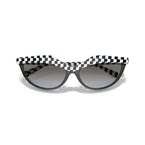 26SS 알랭미끌리 선글라스 0A05070 체커보드 패턴과 그라데이션 렌즈가 적용된 캣아이 - ALAIN MIKLI