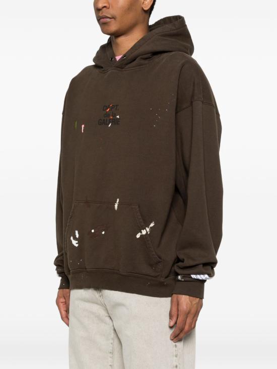 26SS 갤러리 디파트먼트 후드 티셔츠 OUT022 SEPIA Black - GALLERY DEPT