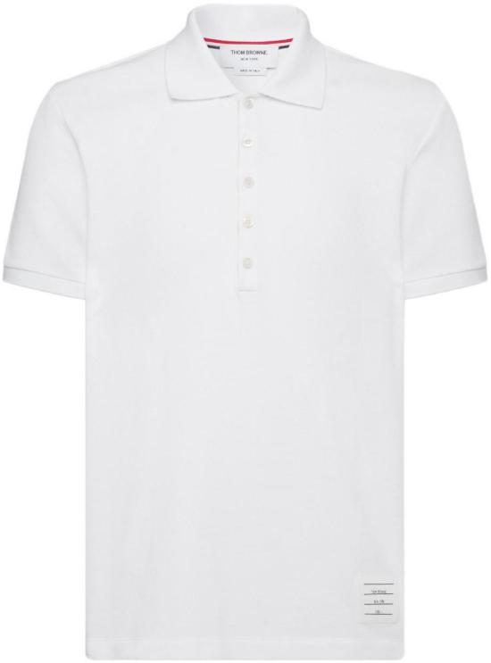 26SS 톰브라운 클래식 피케 4바 숏슬리브 폴로 티셔츠 MJP110P00050100 WHITE