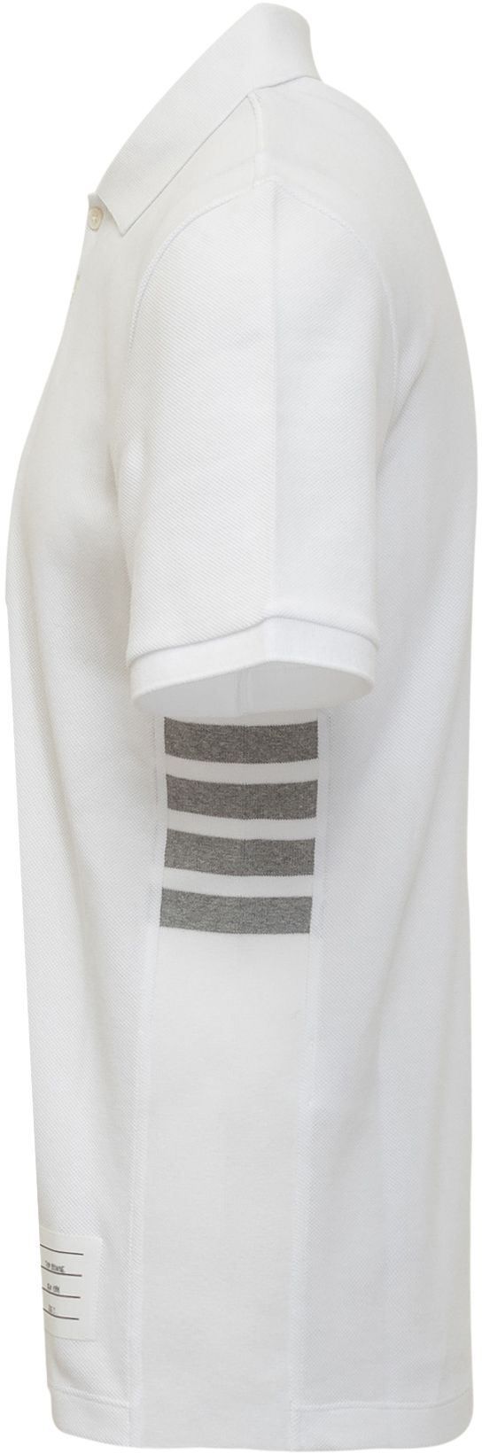 26SS 톰브라운 클래식 피케 4바 숏슬리브 폴로 티셔츠 MJP110P00050100 WHITE - THOM BROWNE