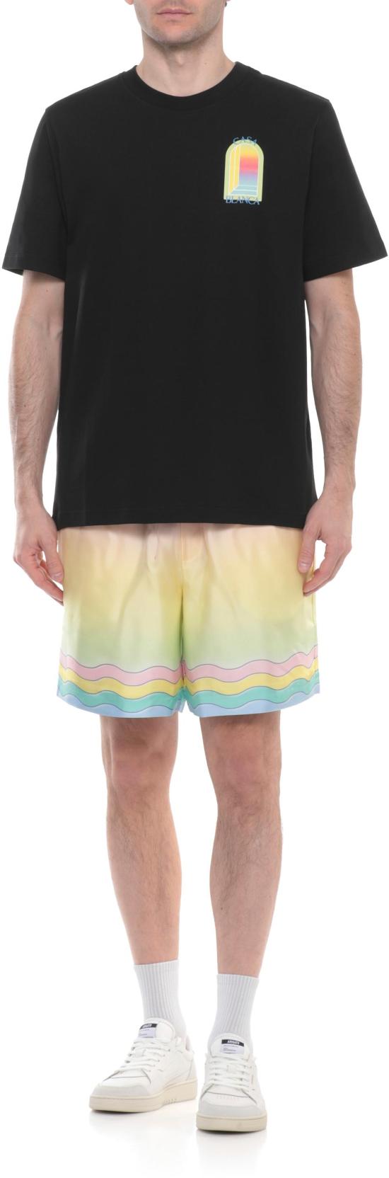 26SS 카사블랑카 탑 MSP26JTS00114 BLACK - CASABLANCA