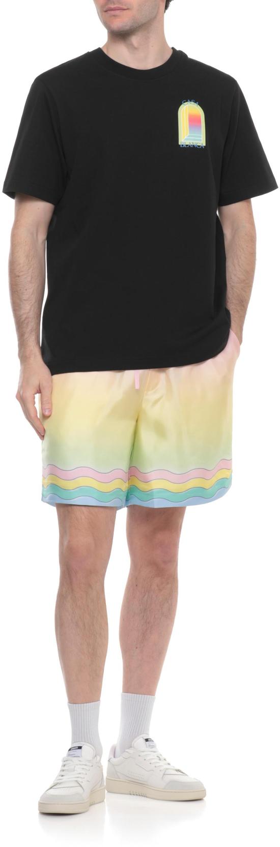 26SS 카사블랑카 탑 MSP26JTS00114 BLACK - CASABLANCA