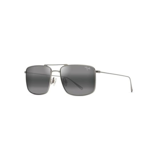  마우이짐 선글라스 더블 브릿지 디자인의 Aeko 직사각형 메탈 - MAUI JIM