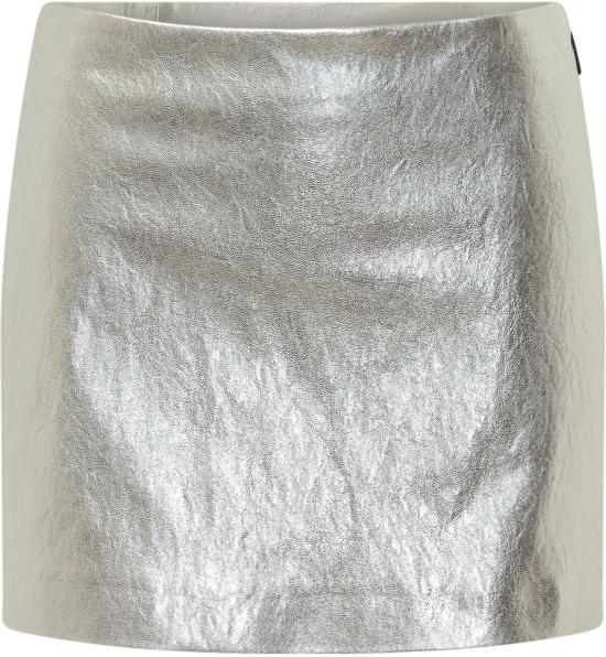 26SS 엠에스지엠 숏 스커트 4042MDD0326730590 SILVER