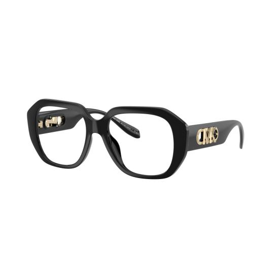 26SS 마이클 코어스 안경 0Mk4148u 골드톤 액센트가 있는 오버사이즈 스퀘어 프레임 - MICHAEL KORS