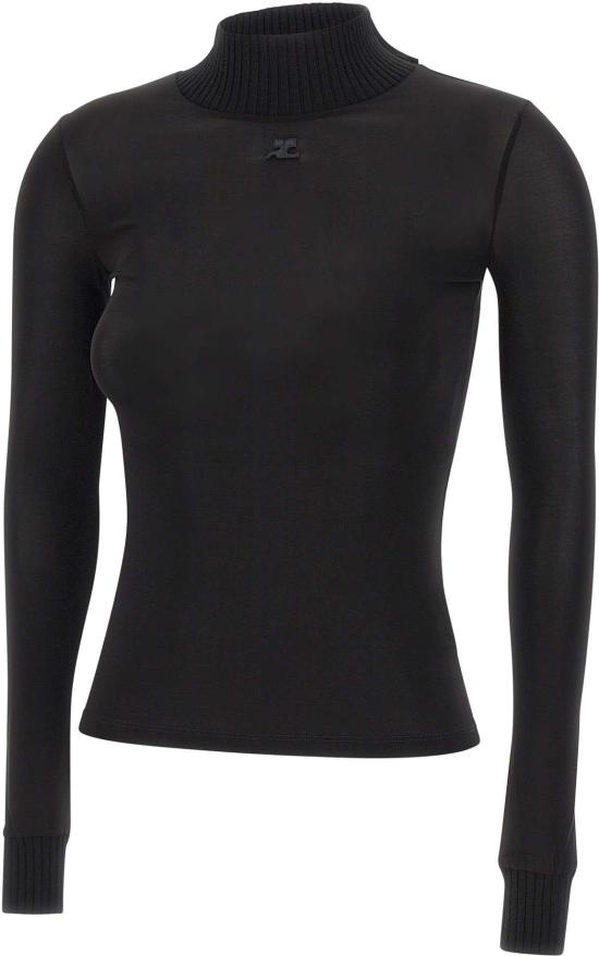 26SS 쿠레쥬 터틀넥 PERJTO029JS0115BLACK
