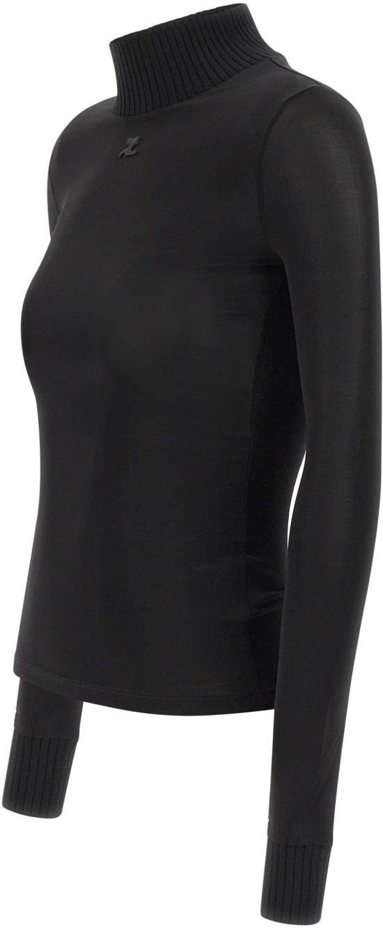 26SS 쿠레쥬 터틀넥 PERJTO029JS0115BLACK - COURREGES