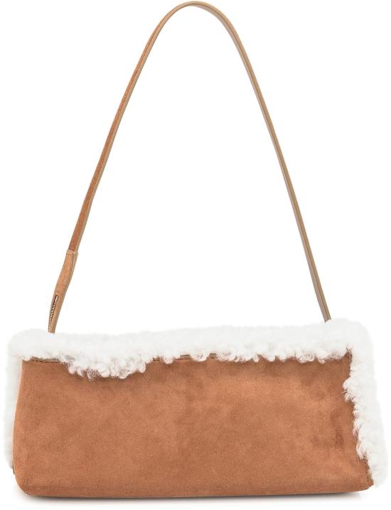 25FW 마르니 뮤제오 시어링 바게트 숄더백 SBMP0248Q1P8679Z0991 BEIGE - MARNI