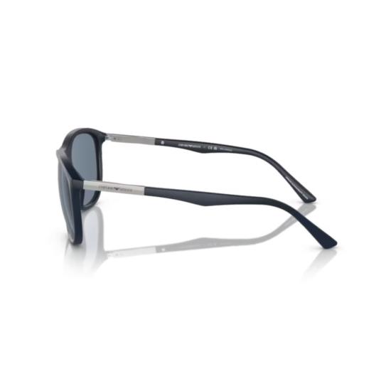 25FW 엠포리오 아르마니 선글라스 0Ea4201 무광택 라운드 직사각형 블랙 - EMPORIO ARMANI