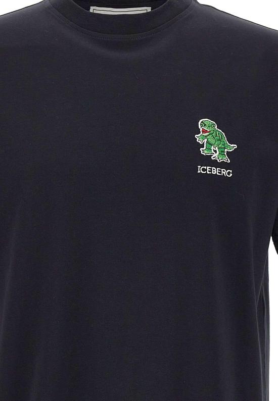 26SS 아이스 비 아이스버그 반팔 티셔츠 26EI1P0F0156318BLACK - ICE B ICEBERG