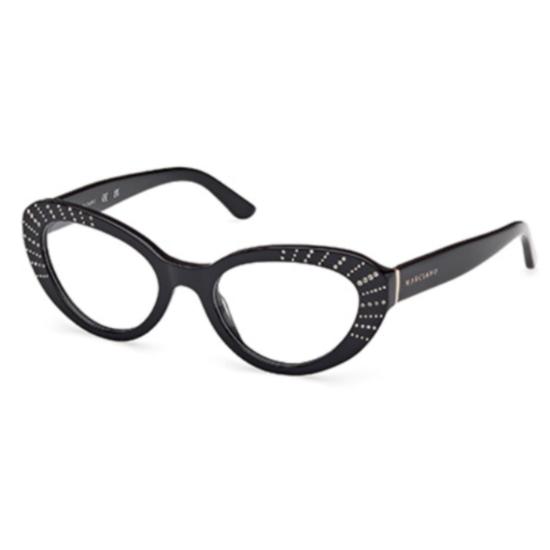  게스 안경 GM50035 캣아이 아세테이트 안경 (실버 스터드 장식)