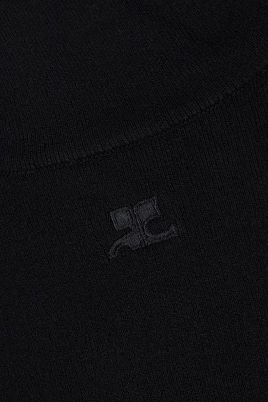 25FW 쿠레쥬 터틀넥 425MPU260FI00019999 BLACK - COURREGES