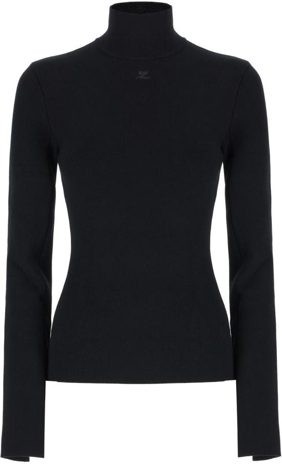 25FW 쿠레쥬 터틀넥 425MPU260FI00019999 BLACK