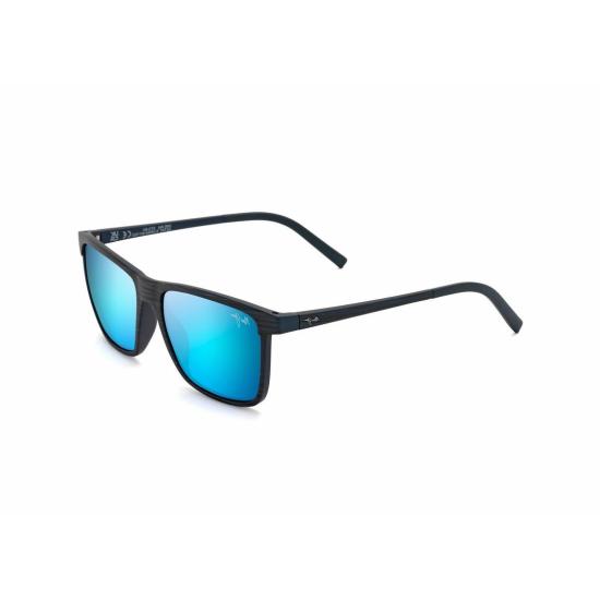  마우이짐 선글라스 질감이 있는 직사각형 프레임의 일방향 - MAUI JIM