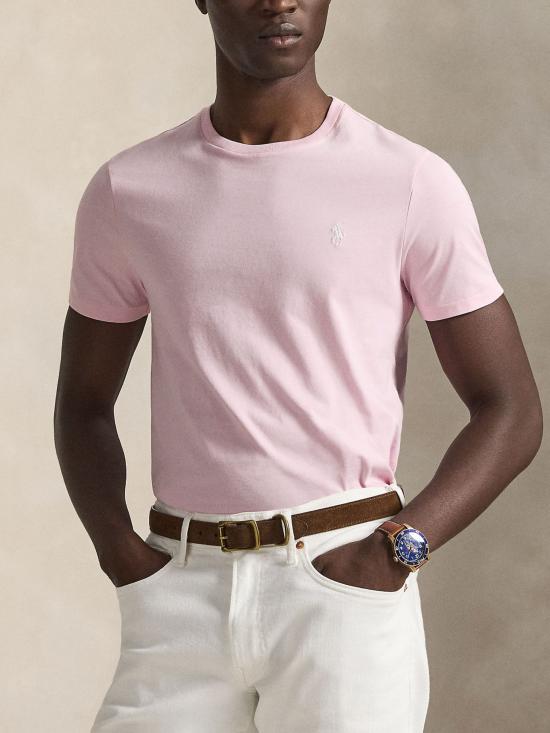 26SS 랄프 로렌 반팔 티셔츠 710671438 520 Rosa - RALPH LAUREN