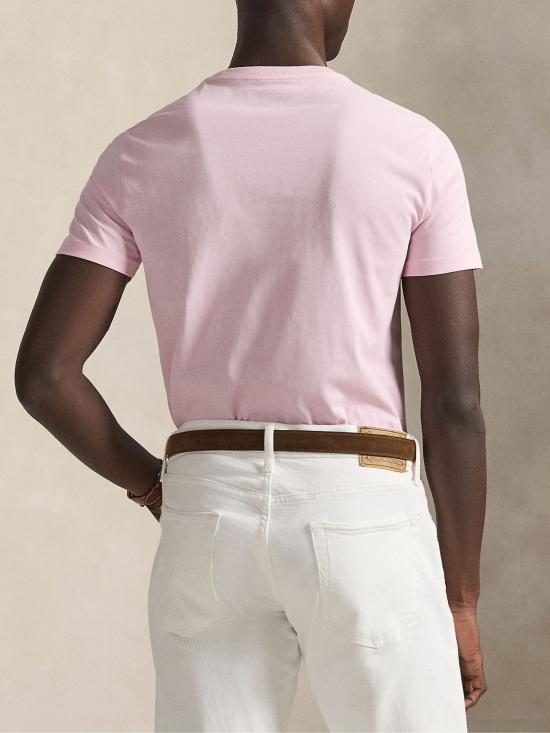 26SS 랄프 로렌 반팔 티셔츠 710671438 520 Rosa - RALPH LAUREN