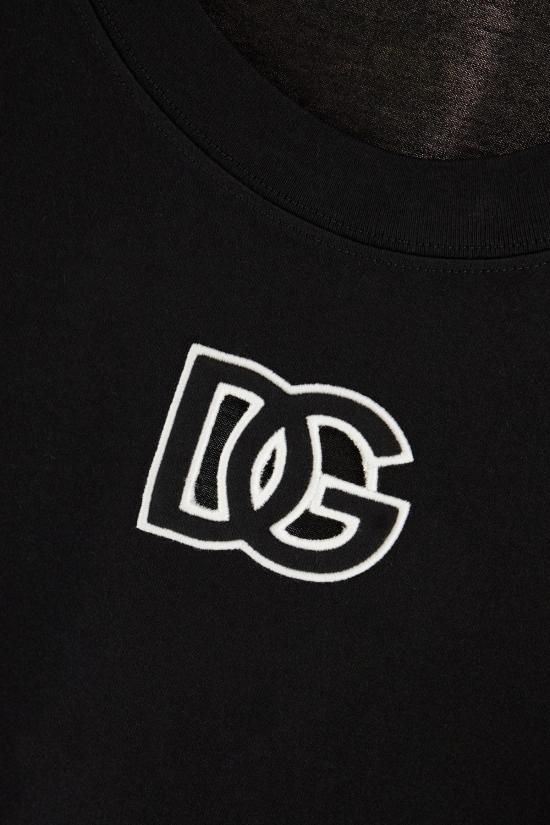 25FW 돌체앤가바나 반팔 티셔츠 F8N08ZGDC9WN0000 BLACK - DOLCE & GABBANA