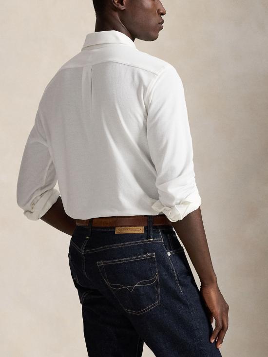 26SS 랄프 로렌 긴팔 셔츠 710654408 003 Bianco - RALPH LAUREN