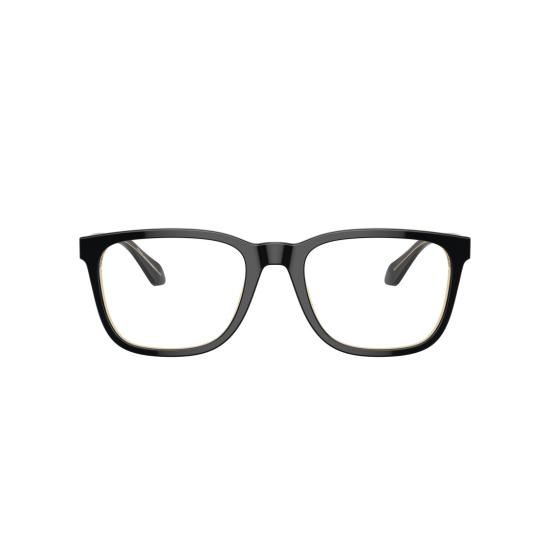  조르지오 아르마니 안경 0Ar7255 두꺼운 아세테이트 프레임의 직사각형 안경 - GIORGIO ARMANI
