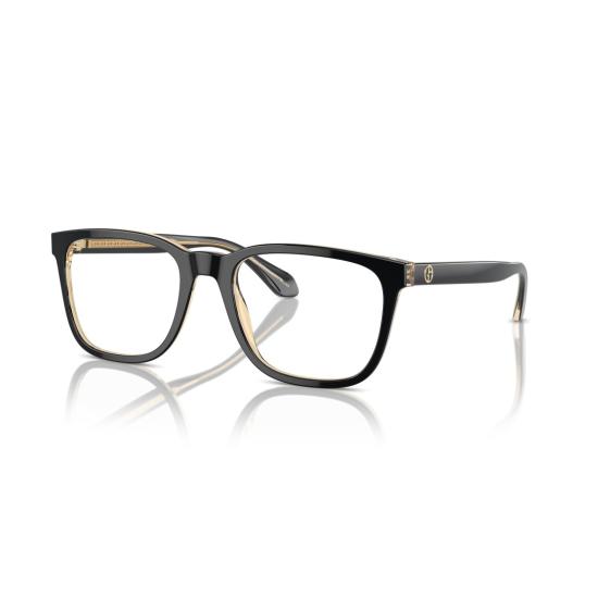  조르지오 아르마니 안경 0Ar7255 두꺼운 아세테이트 프레임의 직사각형 안경 - GIORGIO ARMANI