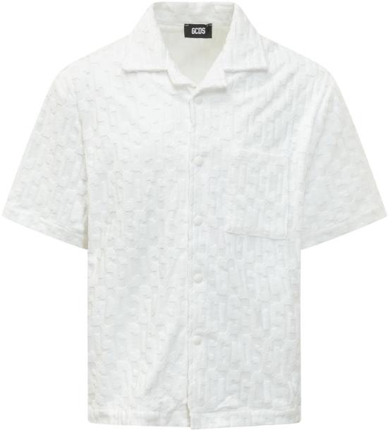 26SS 지씨디에스 반팔 셔츠 C1MBQH172T078100A WHITE