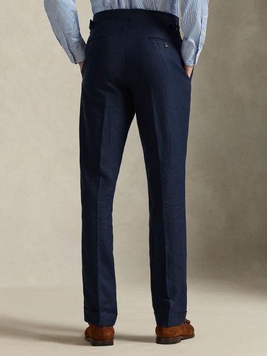 26SS 랄프 로렌 스트레이트 팬츠 715870708 001 Blu - RALPH LAUREN