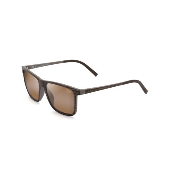  마우이짐 선글라스 나무 질감이 느껴지는 직사각형 프레임의 원웨이 - MAUI JIM
