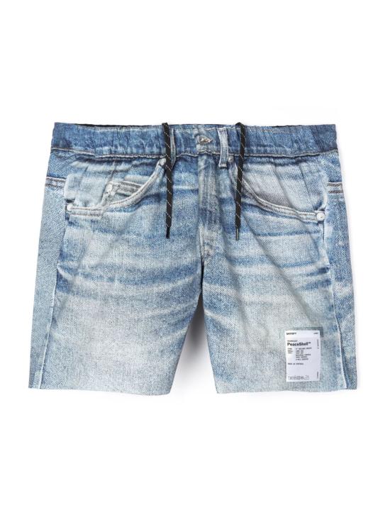 26SS 새티스파이 디지털 데님 피스쉘 5인치 언라인드 쇼츠 12008 60G00 Denim