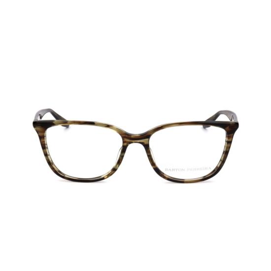  바본페레이라 안경 Bp5049 542Ej 은은한 캣아이 디자인의 직사각형 호피무늬