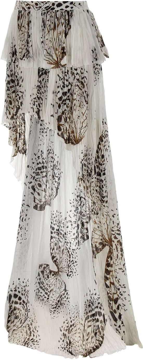 26SS 블루마린 롱 스커트 4G111AM1025 WHITE - BLUMARINE