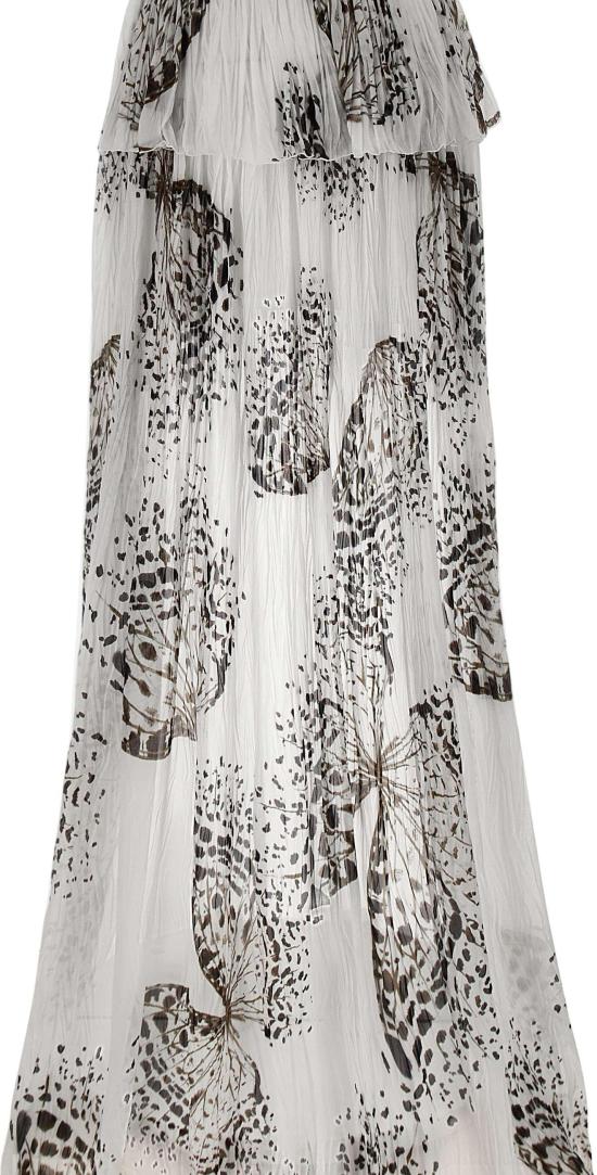 26SS 블루마린 롱 스커트 4G111AM1025 WHITE - BLUMARINE