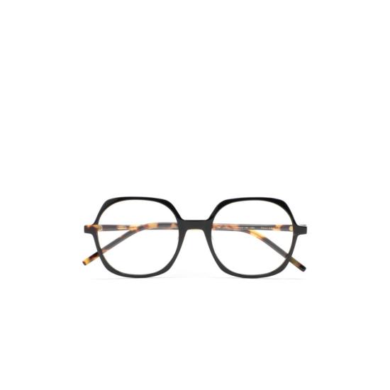  칼레오스 안경 호피 무늬 템플이 있는 마스터즈 기하학 디자인 안경