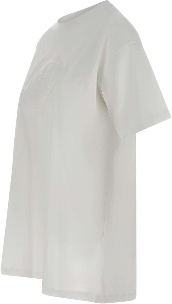 25SS 엘리자베타프랜치 반팔 티셔츠 MA60N51E2270 WHITE - ELISABETTA FRANCHI