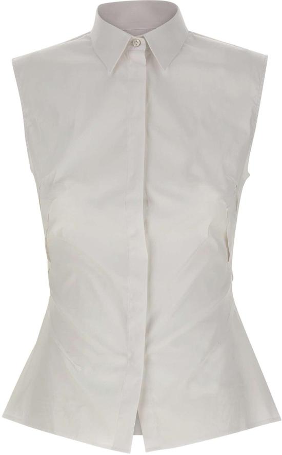 26SS 보스 블라우스 50558298100 WHITE