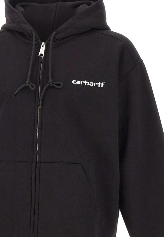 26SS 칼하트 후드 티셔츠 I03601389XX BLACK - CARHARTT