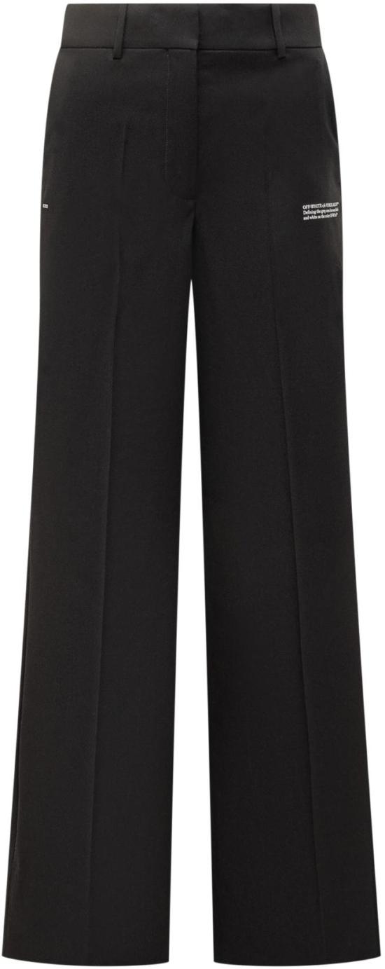 25FW 오프화이트 트레이닝/조거 팬츠 OWCA174C99FAB0021001 BLACK