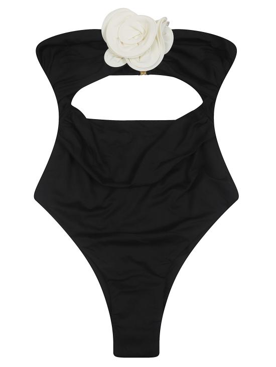 26SS 라 레베체 원피스 수영복 LR24HG HEGRABLACKIVORY Nero