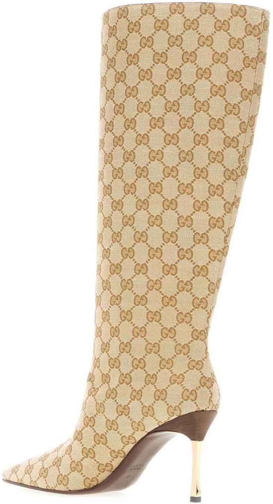 26SS 구찌 GG 캔버스 밤쉘 부츠 865623FAFWD9611 DIVERS - GUCCI