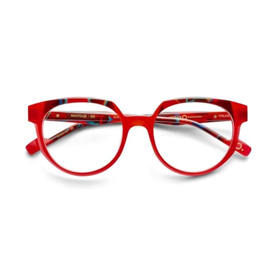  에트니아 바르셀로나 안경 윈투어 라운드 아세테이트  (컬러풀한 템플 포함)