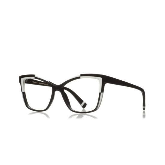  라마르카 안경 Fusioni 103 볼드 투톤 아세테이트 안경 (각진 프레임)