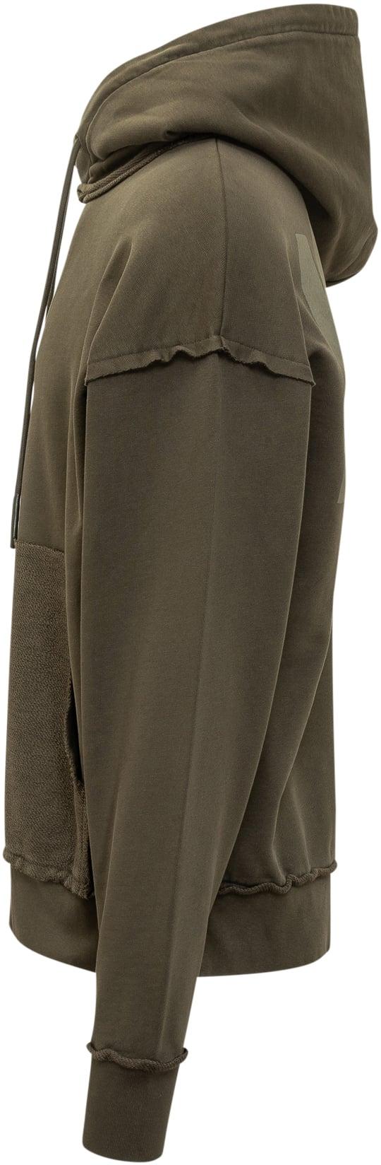 25FW 44레이블 후드 티셔츠 B0030612FA679P678 DONKERGREEN - 44 LABEL